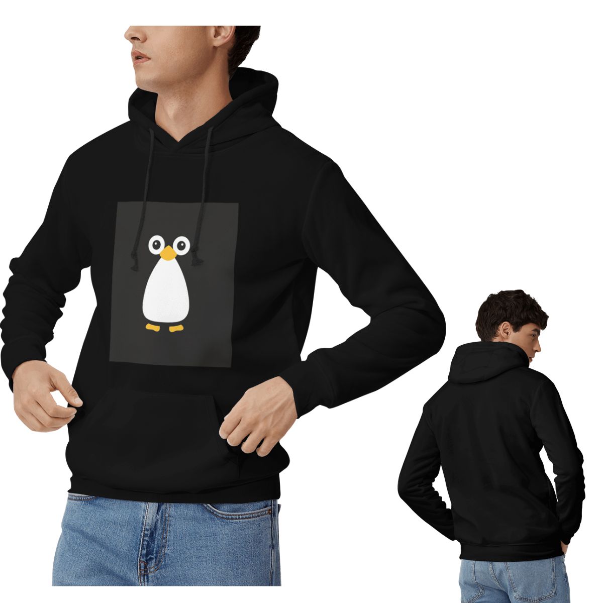 Winter Clothing Vector - Nette Vektor Pinguin Hoodies Männer Frauen