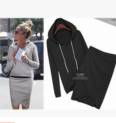 Winter Wear Clothes - 2-teiliges Damen-Stes-Top im europäischen Stil mit