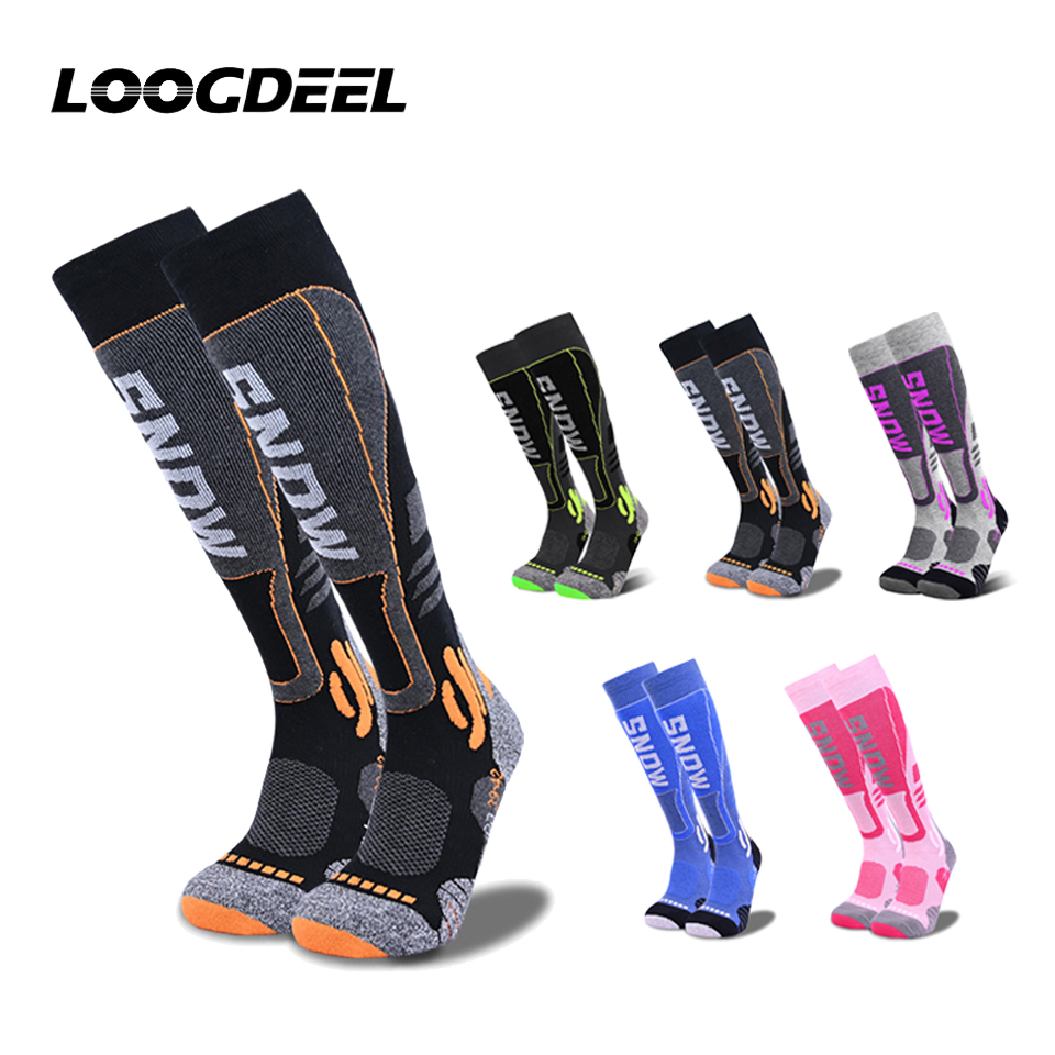 Thermal Sock Merino - Loogdeel Hochwertige Merinowolle Kniehohe Lange Skisocken