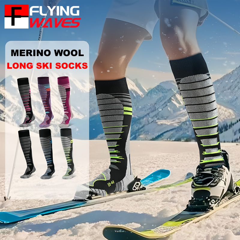Thermal Sock Merino - Skisocken aus Merinowolle, Socken für kaltes