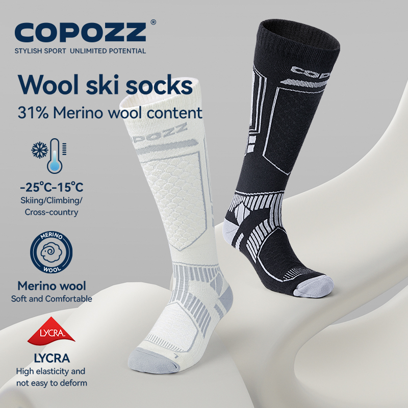 Thermal Sock Merino - COPOZZ Neue Winter Ski Socken Männer