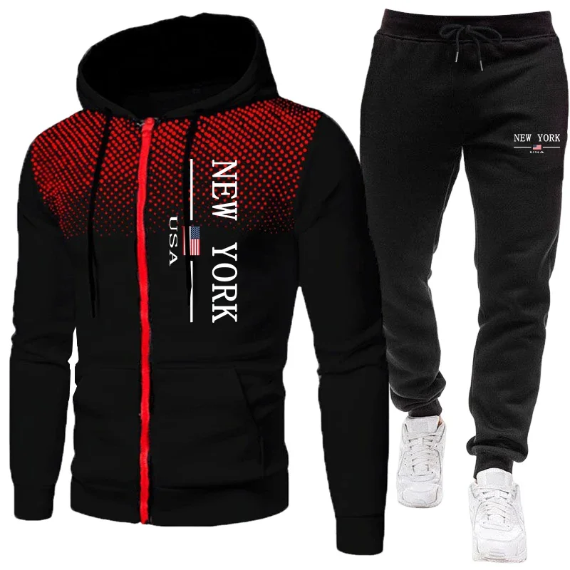 Jacket Winter Clothing - Herrenjacke Trainingsanzug Lässiger Kapuzenpullover mit Reißverschluss