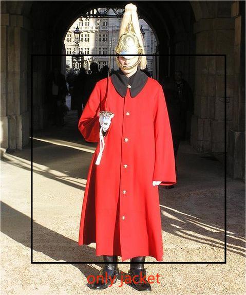 Winter Clothing London - British War Horse Guard Jacke Cosplay