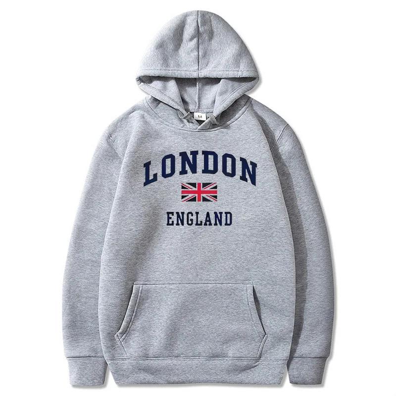 Winter Clothing London - London England Hoodie Herren Kapuzenpullover Winter