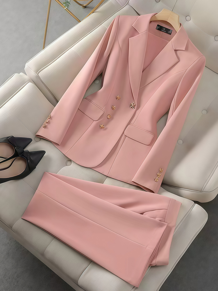 Winter Clothing Factory Outlet - 2Pcs frauen Temperament Set Lange Ärmeln