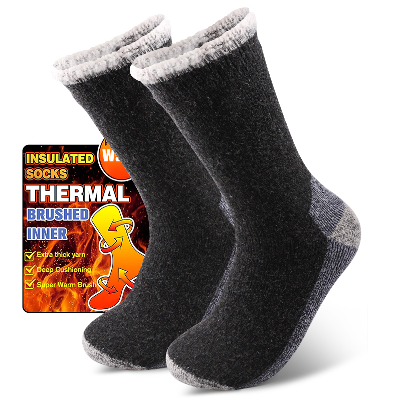 Thermal Sock Merino - 1 Paar warme Herrensocken aus Merinowolle,