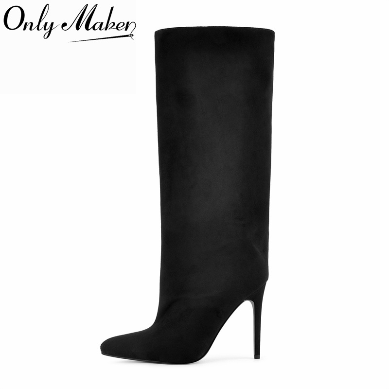 Onlymaker Schwarze kniehohe St – Winter Clothing For Women Bewertung und Preis