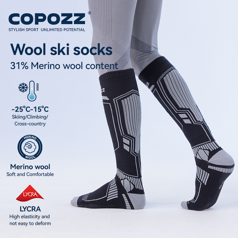 COPOZZ Neue Winter Ski Socken  – Thermal Sock Merino Bewertung und Preis