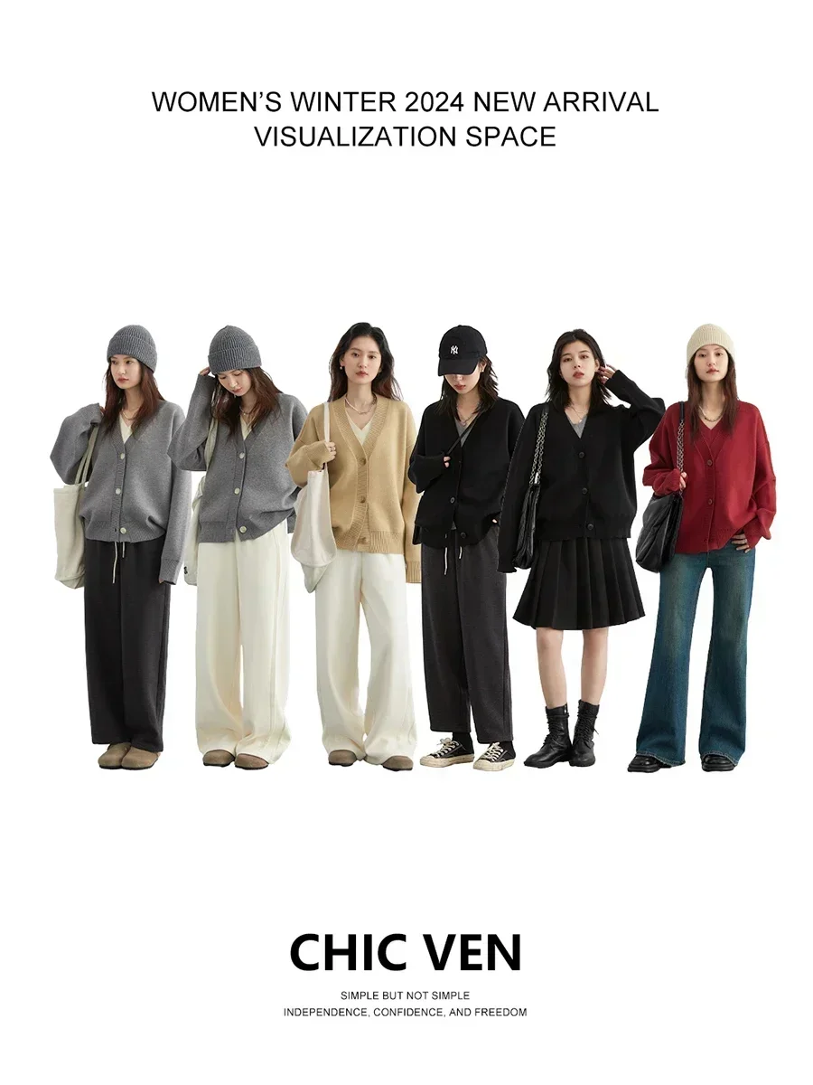 Schicke ven Frauen Strickjacke – Winter Clothing Factory Outlet Bewertung und Preis