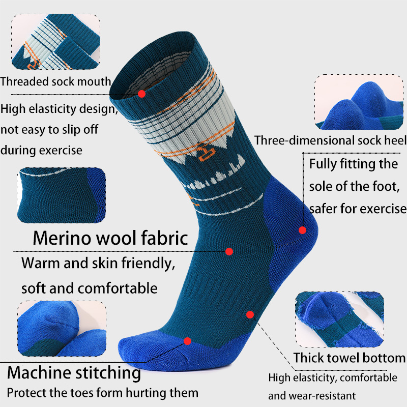 1 Paar Skisocken aus Merinowol – Thermal Sock Merino Bewertung und Preis