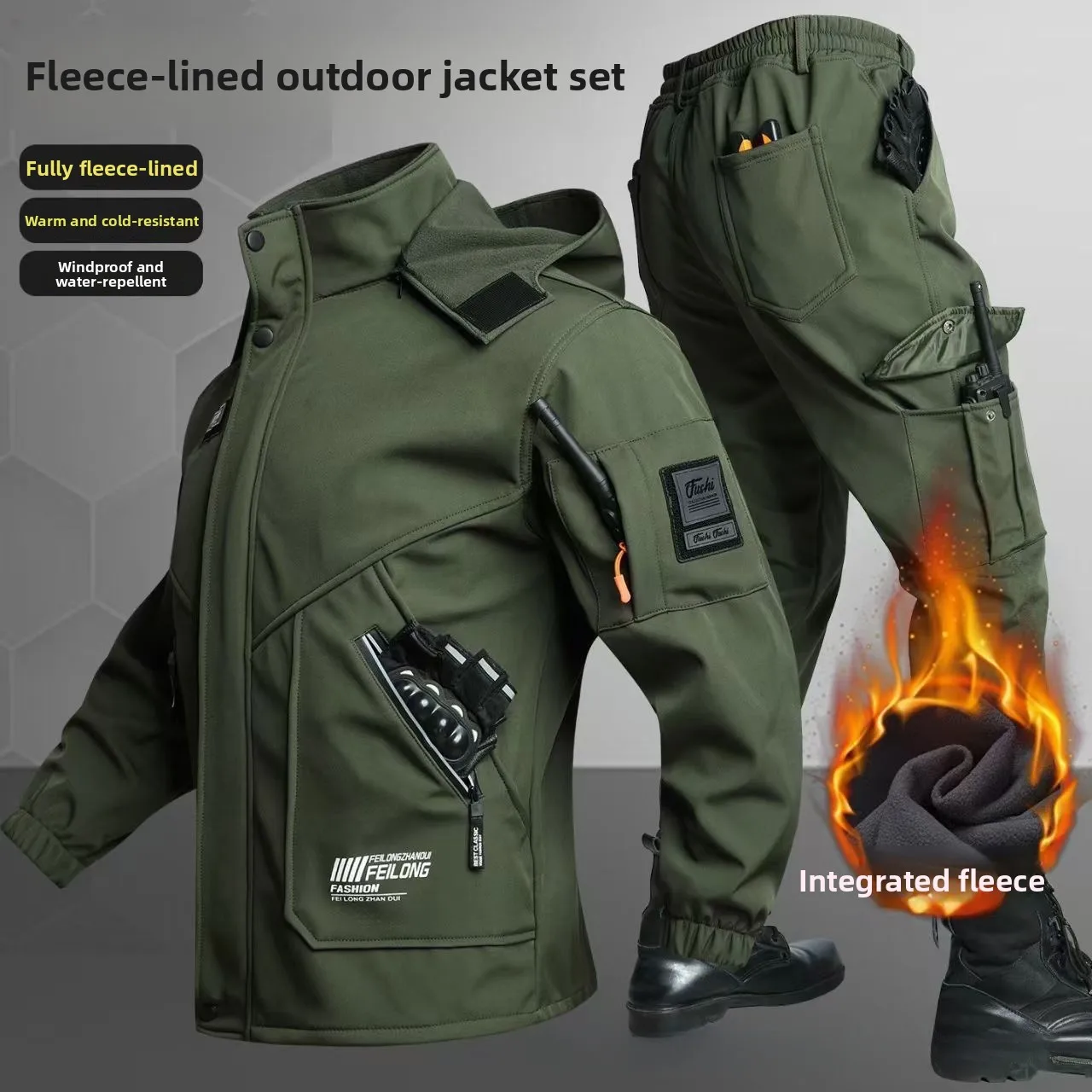 Verdicktes Fleece Herbst-Winte – Winter Wear Clothes Bewertung und Preis